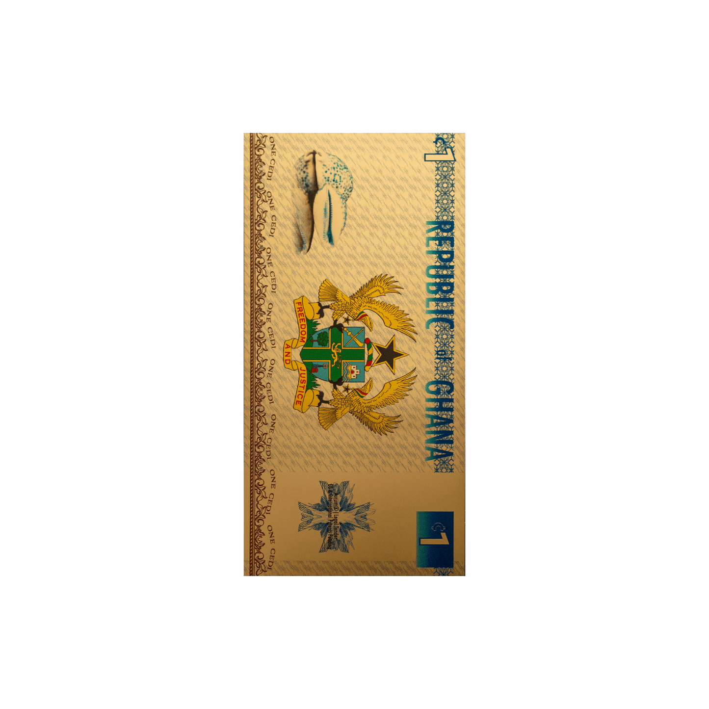 Ghana - 1 Cedi Aurum