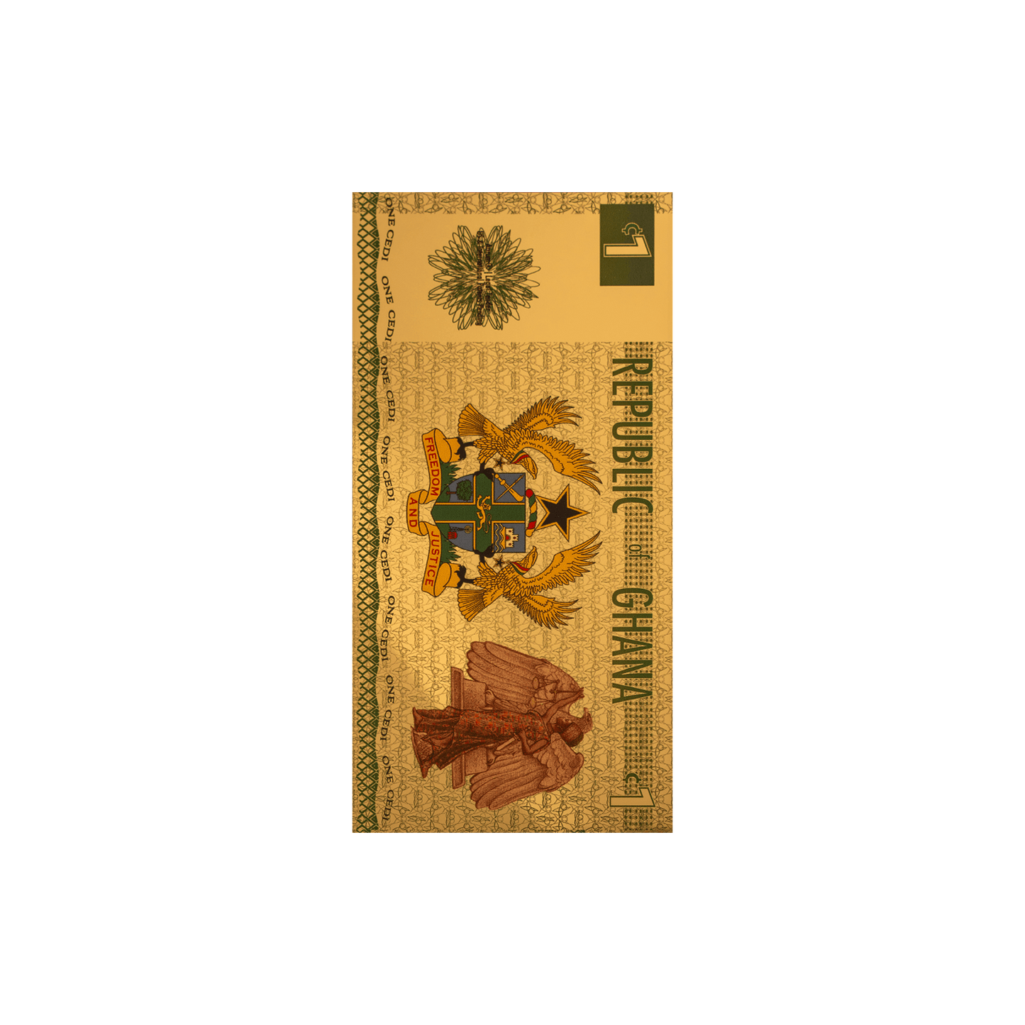Ghana - 1 Cedi Aurum