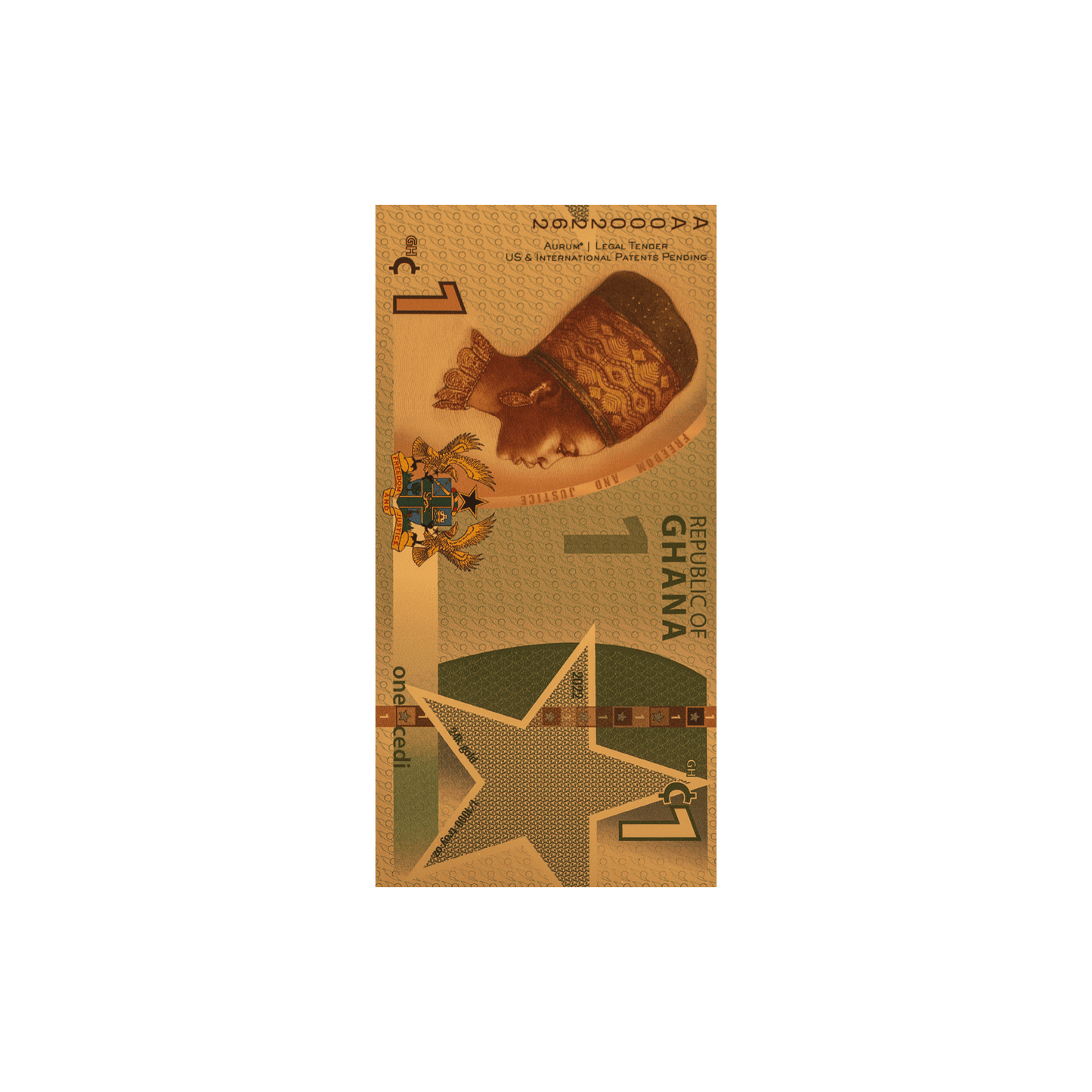 Ghana - 1 Cedi Aurum