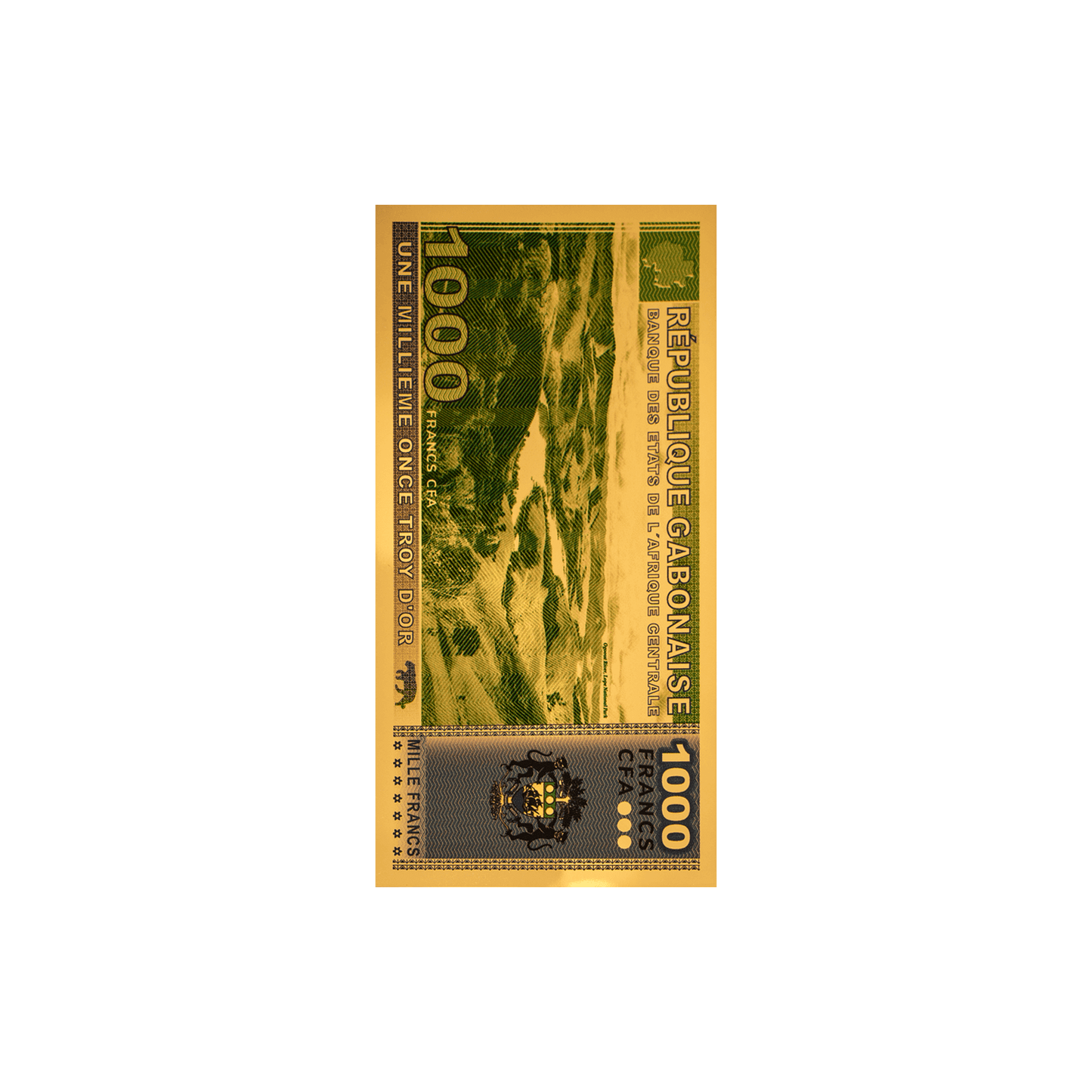 Gabon - 1,000 Franc Aurum