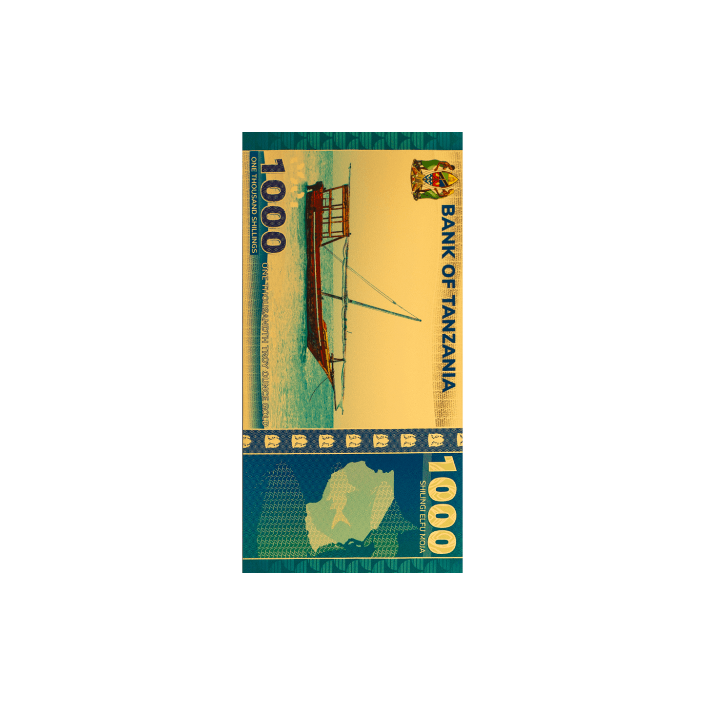Tanzania - 1,000 Shilling Aurum