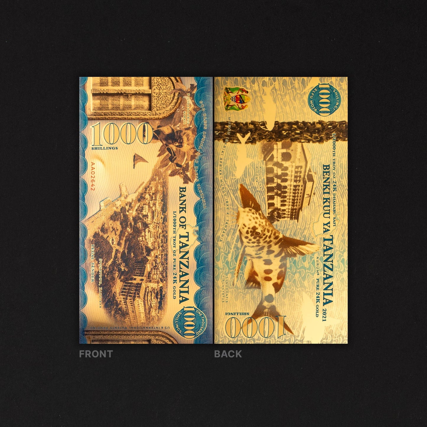 Tanzania - 1,000 Shilling Aurum