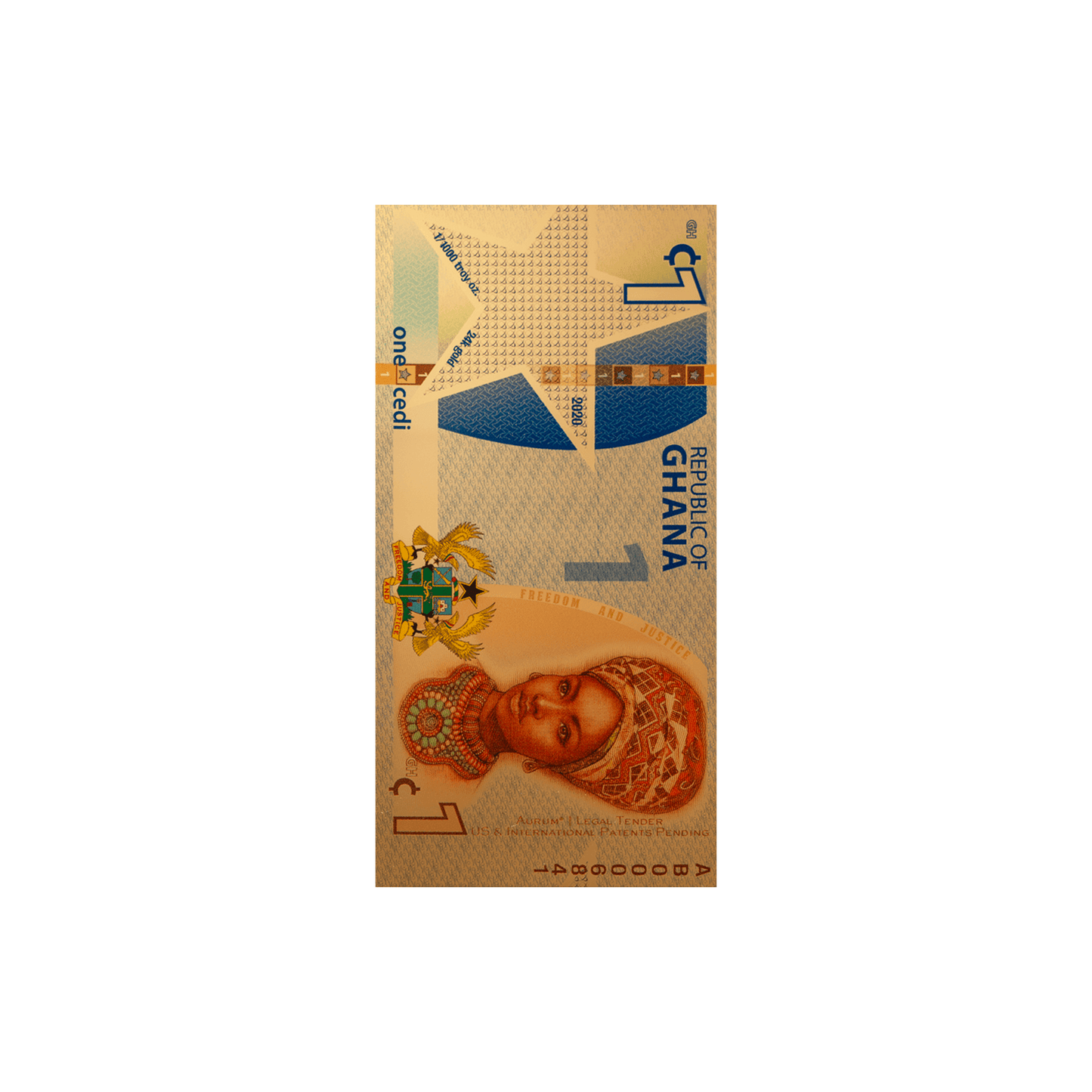 Ghana - 1 Cedi Aurum